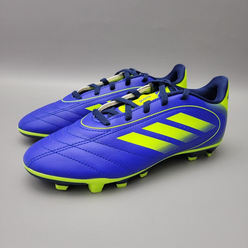 Adidas Goletto IX Green Blue Kids Youth Soccer Cleats Size 4